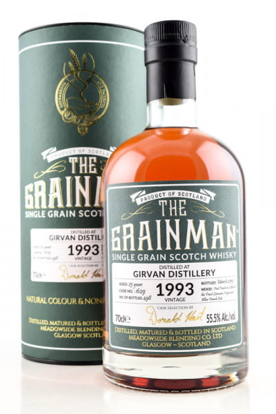 Girvan 25 Jahre 1993/2019 Port Finish Cask #1629 The Grainman 55,5%vol. 0,7l