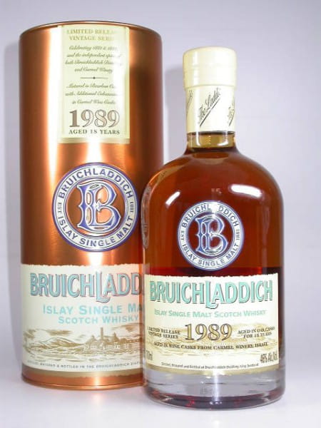 Bruichladdich 1989/2009 18 Jahre Carmel Kosher Wine Cask, Israel 46%vol. 0,7l