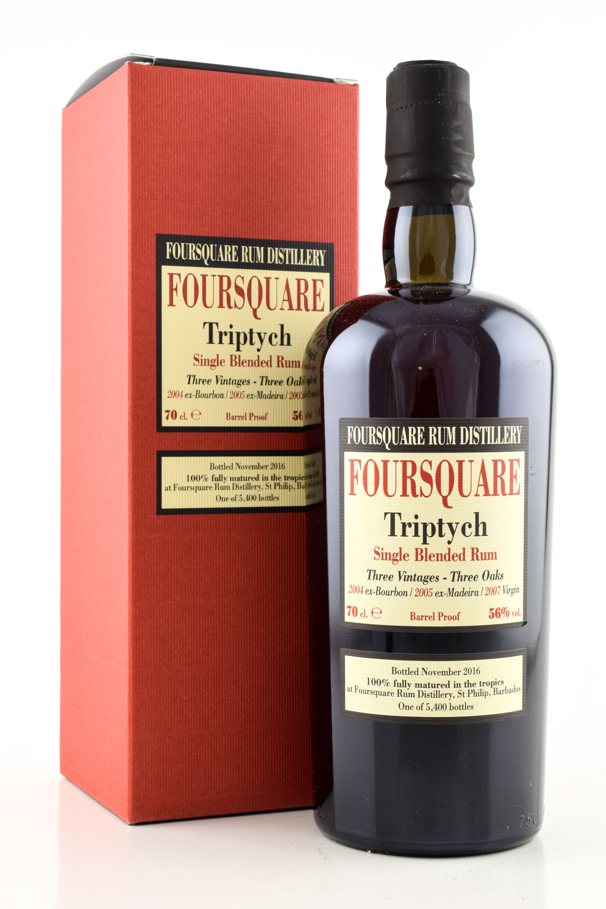 kæmpe stor Underholde Human Foursquare Triptych Single Blended Rum 56% vol. 0,7l | Rum | Rum by type |  Rum | Home of Malts