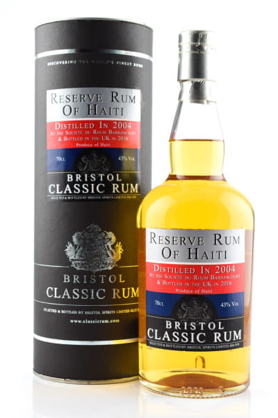 Reserve Rum of Haiti 2004/2016 Bristol Classic Rum 43%vol. 0,7l