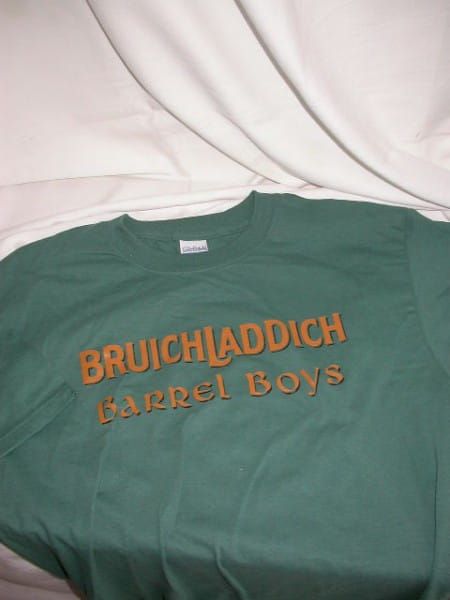 Bruichladdich Barrel Boys T-shirt size. L