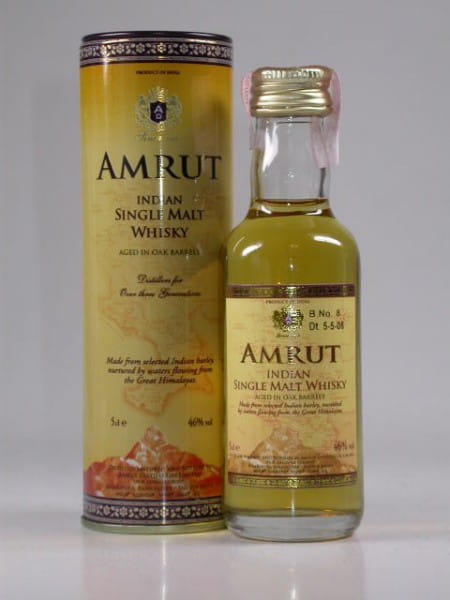 Amrut Aged in Oak Barrels - Indien - 46%vol. 0,05l