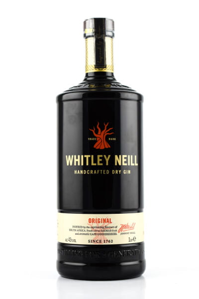 Whitley Neill - London Dry Gin 43%vol. 1,0l