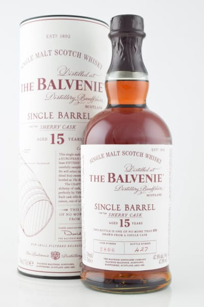 Balvenie 15 Jahre Single Barrel #2806 47,8%vol. 0,7l