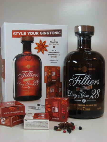 Filliers "Spice Box" Dry Gin 28 46%vol. 0,5l