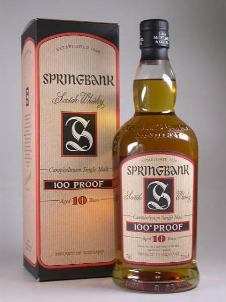 Springbank 10 Jahre 100 Proof 57%vol. 0,7l - altes Design