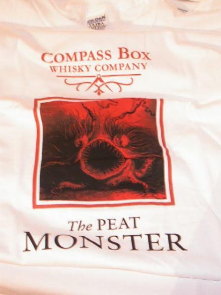 T-Shirt "The Peat Monster" Compass Box Gr. L 100% Baumwolle