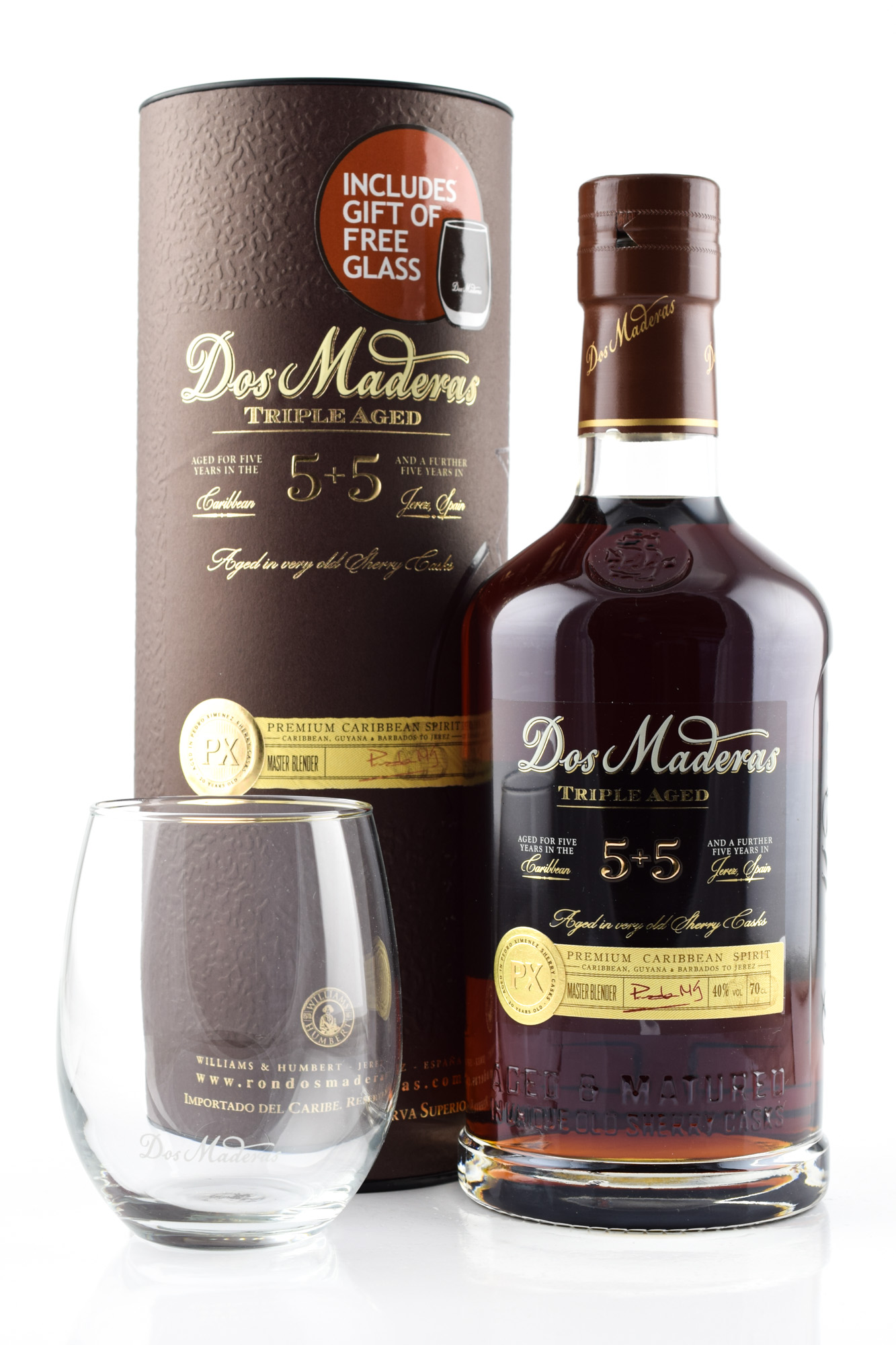 Dos Maderas PX 5+5 Year Old with glass at Home of Malts >> explore now! |  Home of Malts
