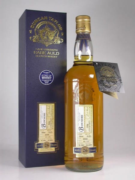 Bowmore 26 Year Old 1982/2009 Rare Auld Duncan Taylor 53.8% vol. 0,7l