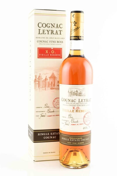 Leyrat X.O. Vieille Reserve Cognac Fins Bois 40%vol. 0,7l