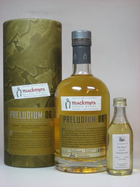Mackmyra Preludium:06 Svensk Single Malt Whisky 50,5%vol. Sample 0,05l