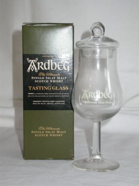Ardbeg snifter with lid