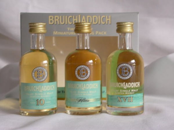 Bruichladdich Tasting Pack 15/10/17 Year Old 46% vol. 3x 0.05l