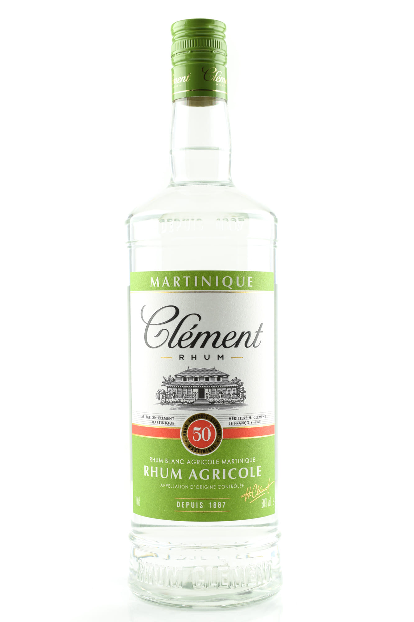 Clément Rhum Agricole Blanc 50%vol. 1,0l | Rum | Rum by type | Rum | Home  of Malts