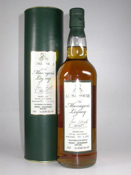 Glenglassaugh 1974 The Manager&#039;s Legacy - Jim Cryle 52,9%vol. 0,7l