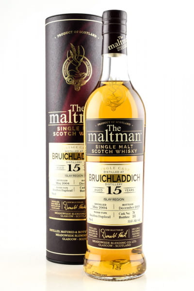 Bruichladdich 15 Jahre 2004/2019 Bourbon Hogshead #78 The Maltman 51,6%vol. 0,7l