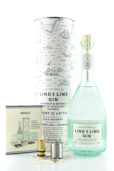 Lind & Lime Gin 44%vol. 0,7l inkl. Öllampen-Set