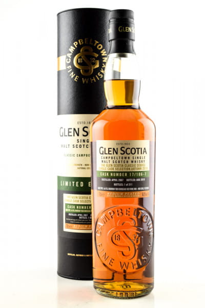 Glen Scotia 2007/2019 1st-fill Bourbon/Bordeaux #17/106-7 56,8%vol. 0,7l