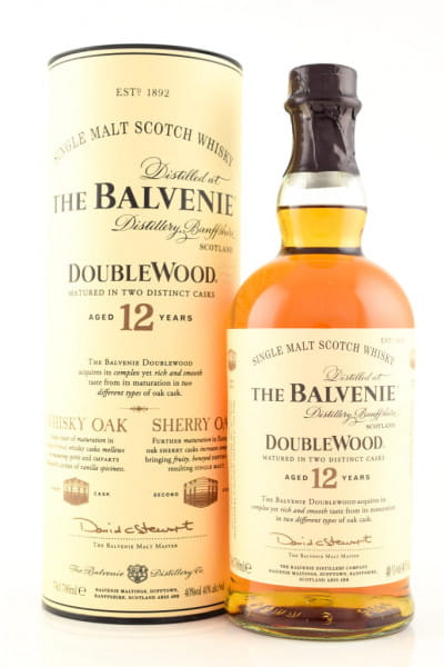*Balvenie 12 Jahre Double Wood 40%vol. 0,7l - ohne Geschenkdose