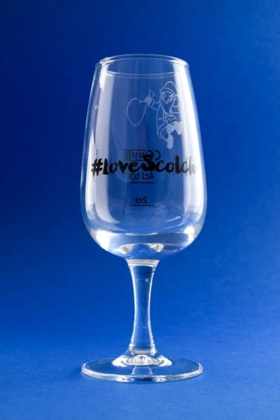 #Love Scotch X-Mas Nosing-Glas - mit Eichstrichen