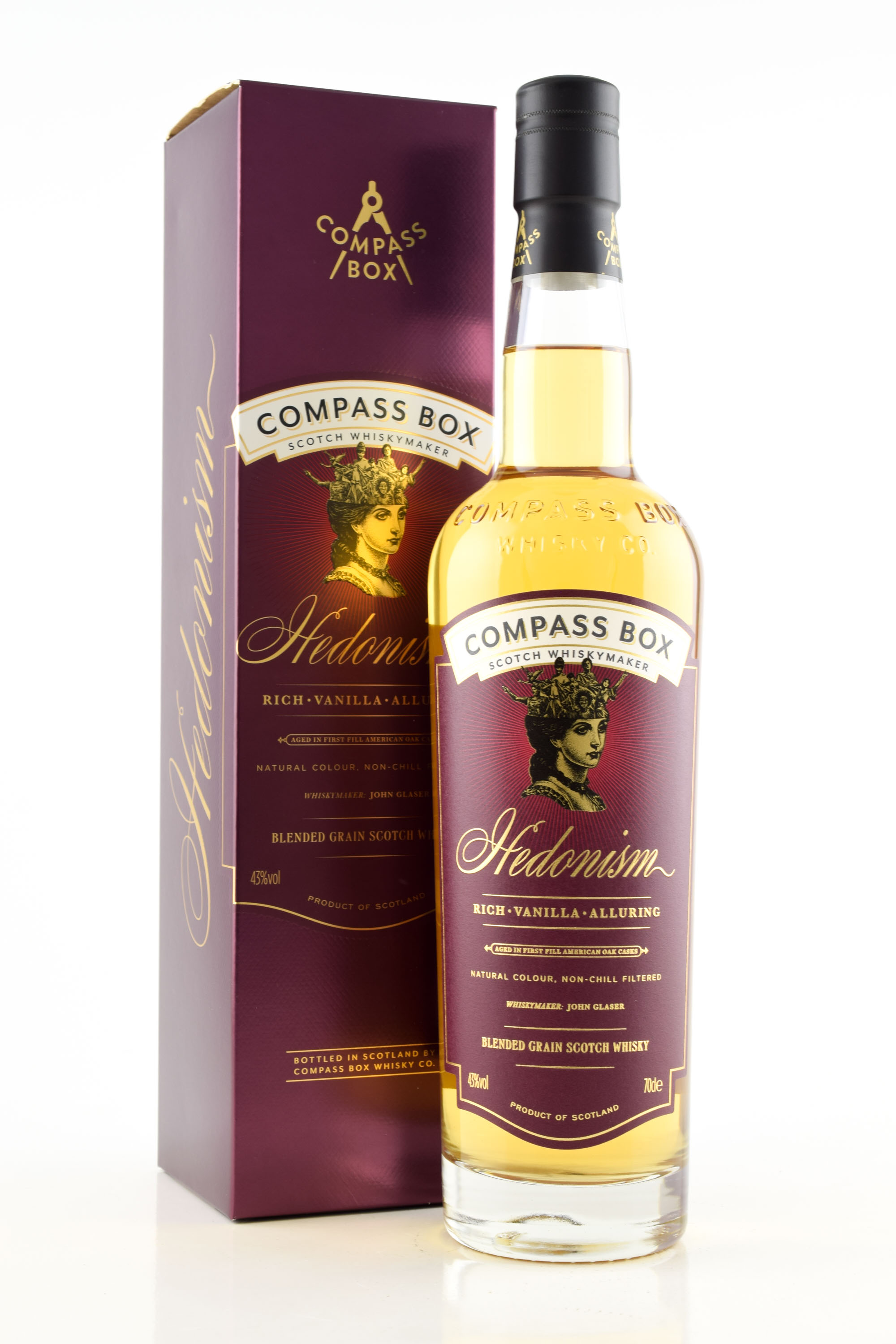 Hedonism Compass Box 43% vol. 0,7l | Grain-Whisky | Whisky | Home of Malts
