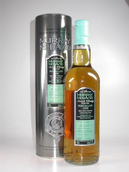 Macallan 1990/2007 Bourbon/Madeira Murray McDavid 46%vol. 0,7l