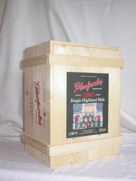 Glenfarclas wooden box 1987/2007 Quarter Casks