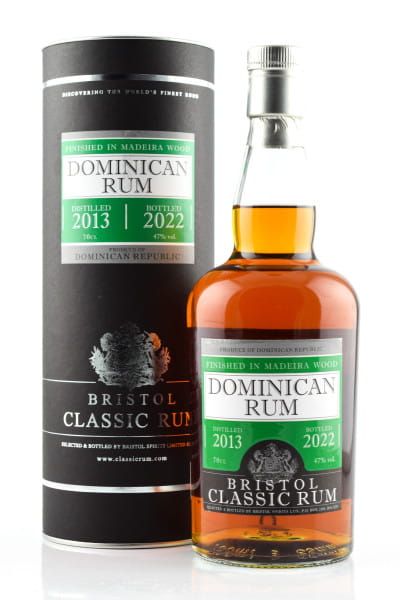 Dominican Rum 2013/2022 Madeira Finish Bristol Classic Rum 47%vol. 0,7l