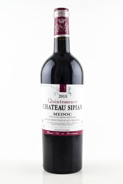 Medoc 2015 Bordeaux Chateau Sipian Quintessence 13,5%vol. 0,75l