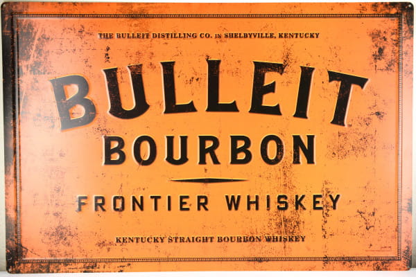 Bulleit Bourbon - Blechschild