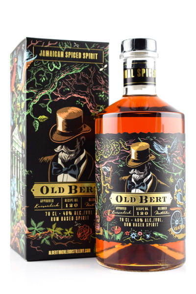 Old Bert Jamaican Spiced Rum 40%vol. 0,7l in Geschenkpackung