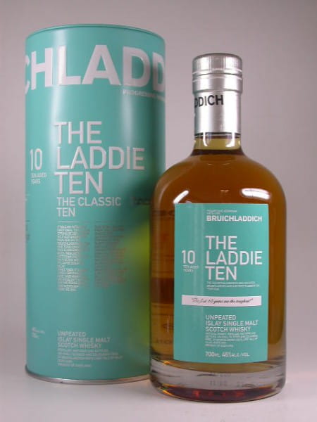 * Bruichladdich 10 Year Old of &quot;The Laddie Ten&quot; 46% vol. 0,7l