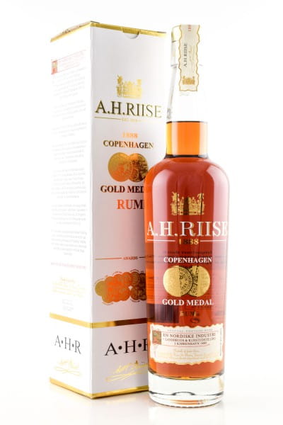 *A.H. Riise 1888 Gold Medal Rum 40%vol. 0,7l - ohne Geschenkpackung
