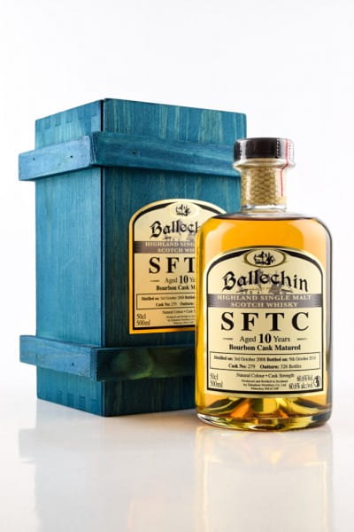 Ballechin 10 Jahre 2008/2018 SFTC Bourbon Cask Matured #279 60,6%vol. 0,5l