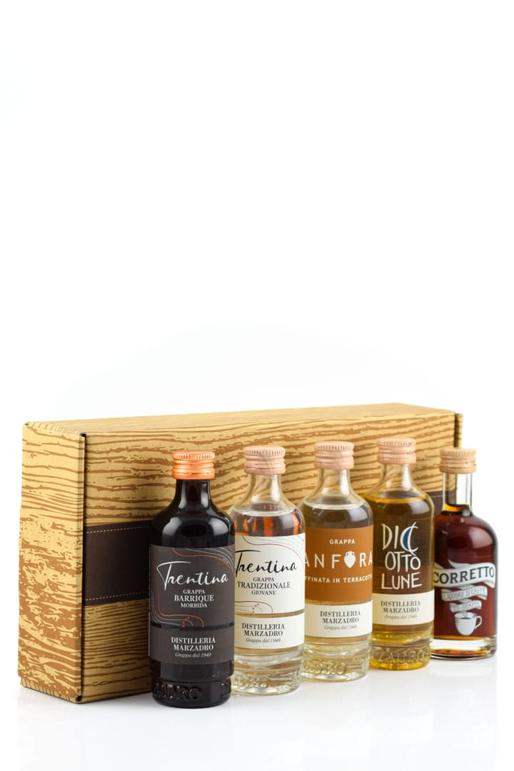 at explore Malts >> now! Home of | Degustations-Set Marzadro Home Malts of