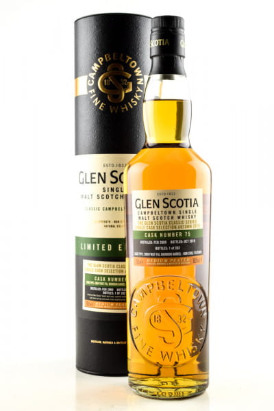 Glen Scotia 2009/2019 1st-fill Bourbon Barrel #75 58,8%vol. 0,7l