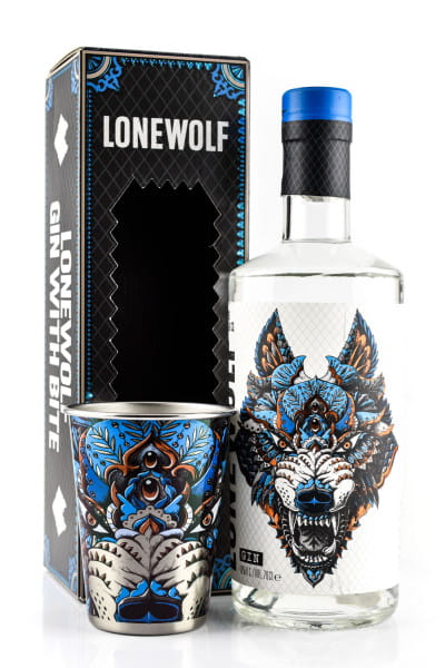 LoneWolf Gin 40%vol. 0,7l - mit Becher