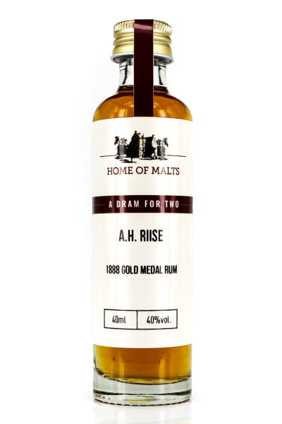 A.H. Riise 1888 Gold Medal Rum 40%vol. Sample 0,04l