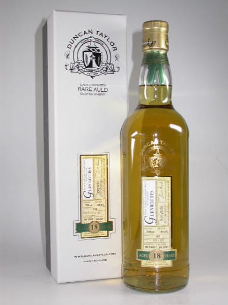 Glenrothes 18 Year Old 1993/2011 Rare Auld Duncan Taylor 51.5% vol. 0,7l