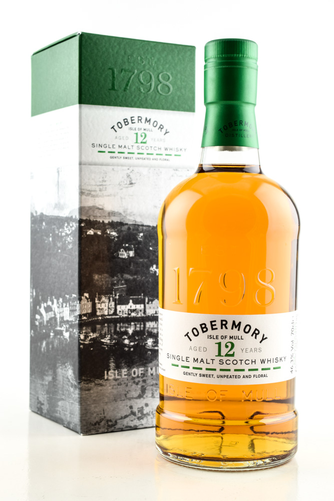 Islands 0,7l | | Home of Whisky Whisky | Old Year 46.3% Tobermory Malts 12 Scotch vol. | | Countries