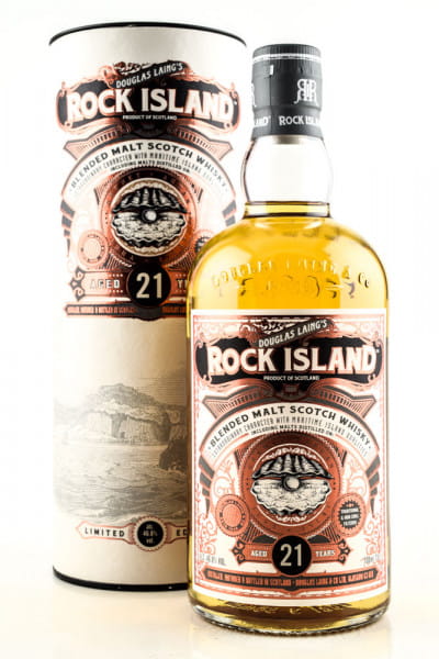 Rock Island 21 Jahre Blended Malt Douglas Laing 46,8%vol. 0,7l