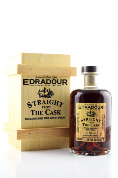 Edradour 10 Jahre 2011/2022 "Straight from the Cask" Sherry Butt #438 59,1%vol. 0,5l