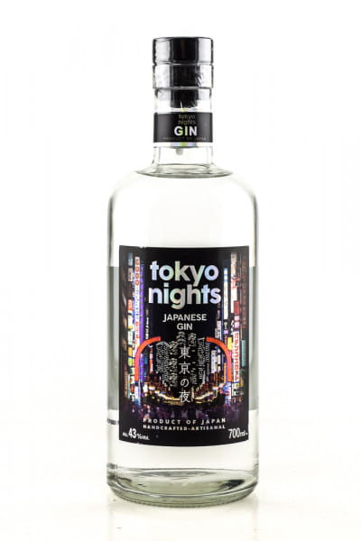 Tokyo Nights Japanese Gin 43%vol. 0,7l
