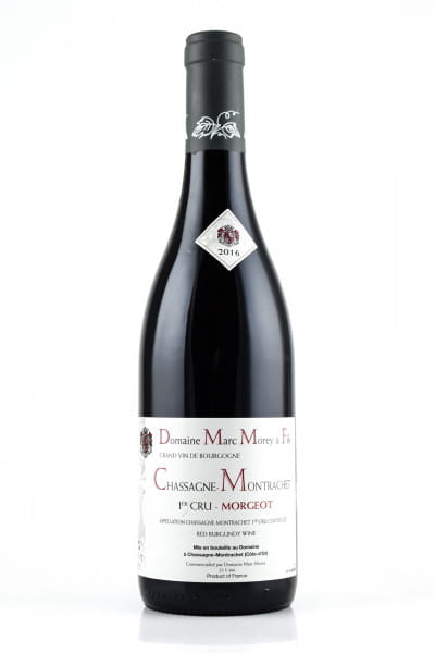 Chassagne-Montrachet 1er Cru Morgeot 2016 Domaine Marc Morey & Fils 13,5%vol. 0,75l
