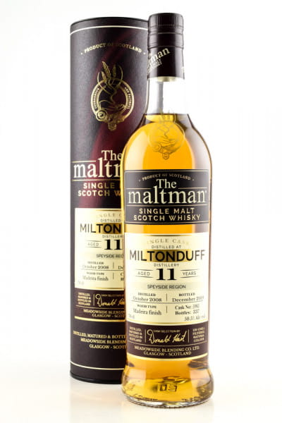 Miltonduff 11 Jahre 2008/2019 Madeira Finish #5983 The Maltman 50,5%vol. 0,7l