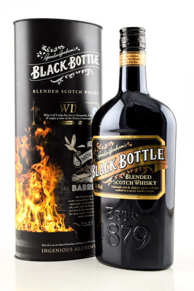 Black Bottle - Gordon Graham's Blended Scotch Whisky 40%vol. 0,7l - in Geschenkdose
