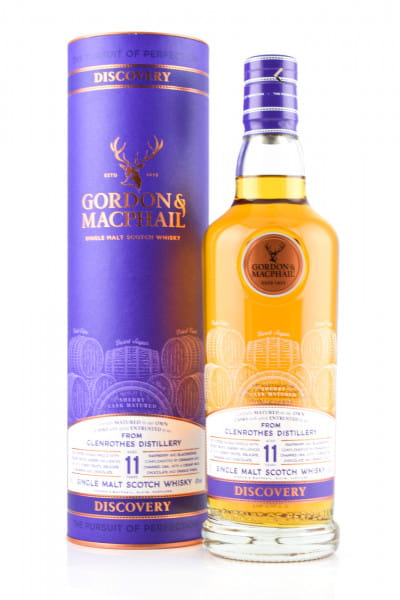 Glenrothes 11 Jahre "Sherry Cask Matured" Gordon & MacPhail Discovery 43%vol. 0,7l