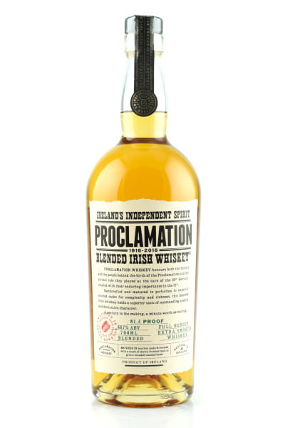 Proclamation Blended Irish Whiskey 40,7%vol. 0,7l