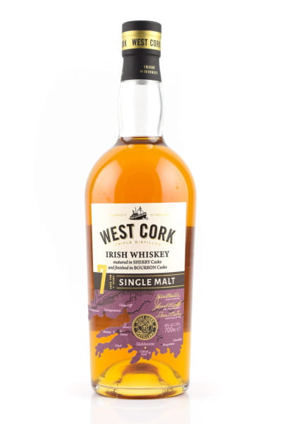 West Cork 7 Jahre Single Malt 46%vol. 0,7l
