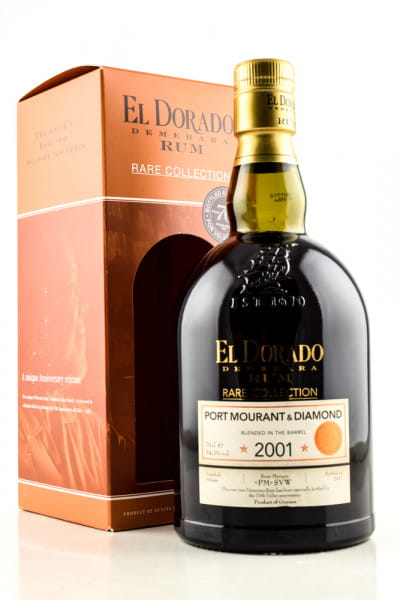 El Dorado Port Mourant/Diamond 2001 - Velier 70th Anni. Limited Edition 2017 54,3%vol. 0,7l